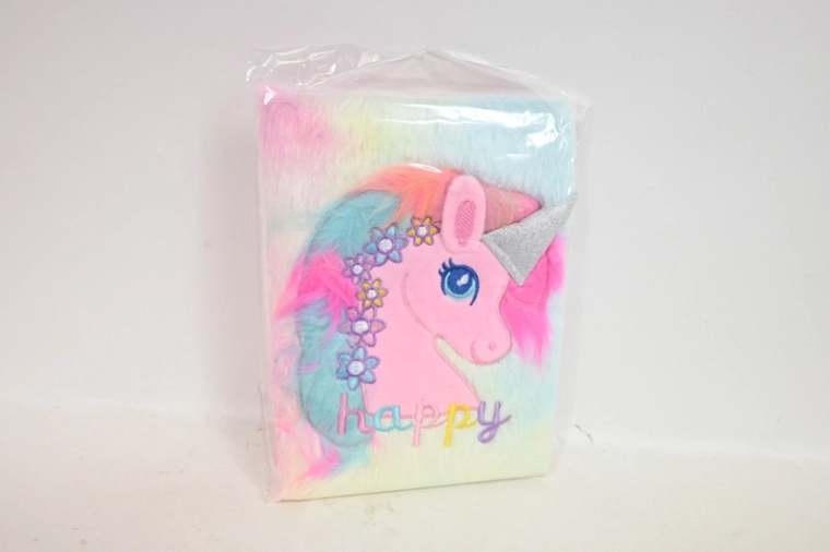 Taccuino peluche unicorno