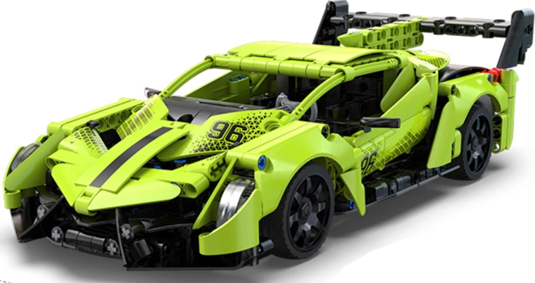 416 pezzi e design sportivo dettagliato