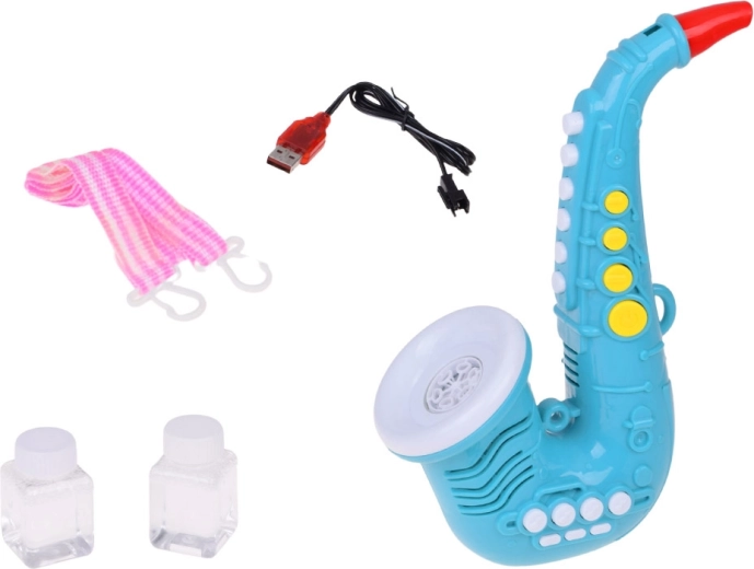 Kit ricaricabile con tracolla e ricarica per bolle