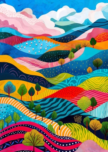 Puzzle ENJOY colline ondulate 1000 pezzi