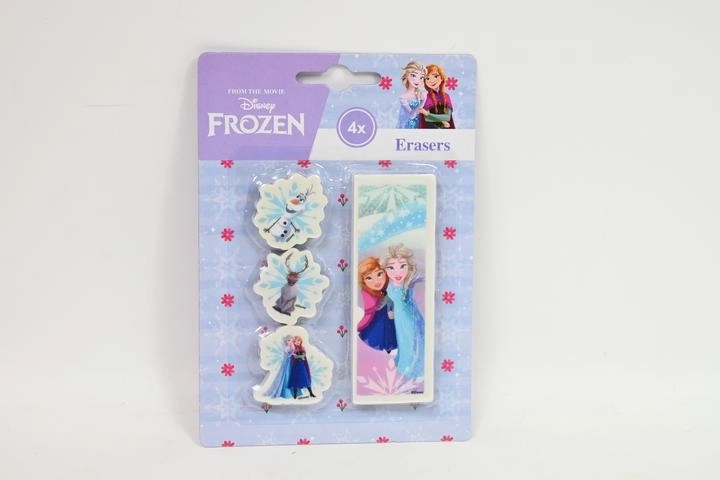 Set di gomme da cancellare Frozen – 4 pz