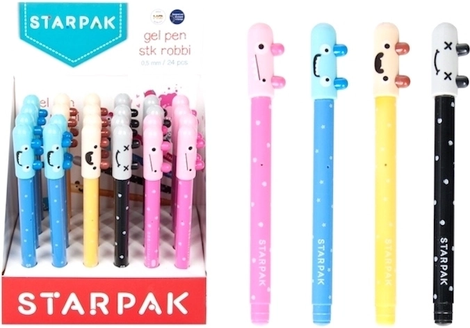 Penna gel con mostriciattolo Starpak