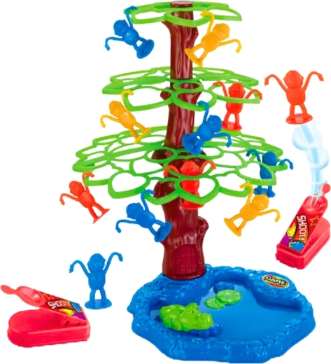 Divertente lancio e aggancio delle scimmiette