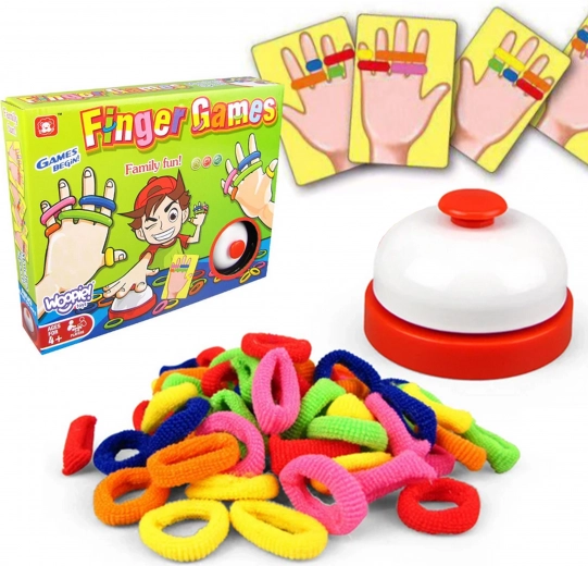 Gioco di abilità WOOPIE FINGER GAMES – elastici colorati (4+)