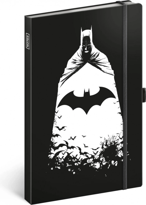 taccuino batman con elastico e passante per penna