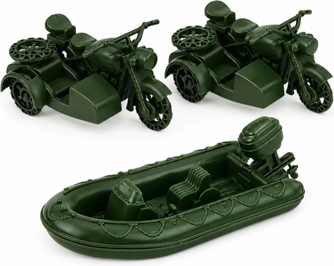 Veicoli militari assortiti per missioni d’azione