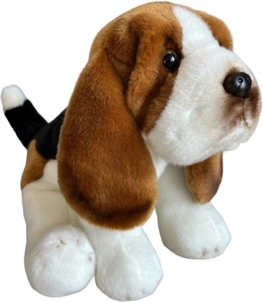 Bassotto di peluche seduto 30 cm