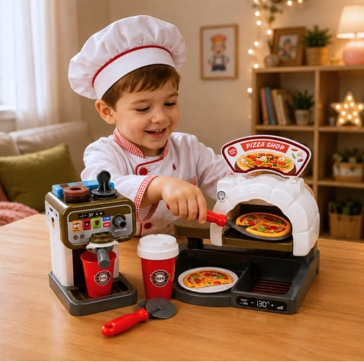 Divertimento di ruolo per piccoli cuochi