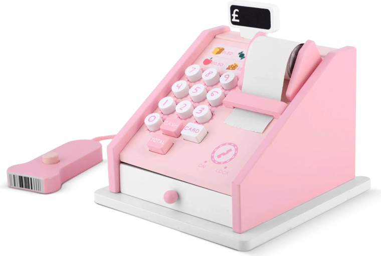 Cassetto apribile e rotolo per scontrini come nella realtà