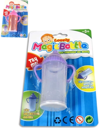 Biberon magico per bambola con liquido che scompare 16 cm - 1 pezzo
