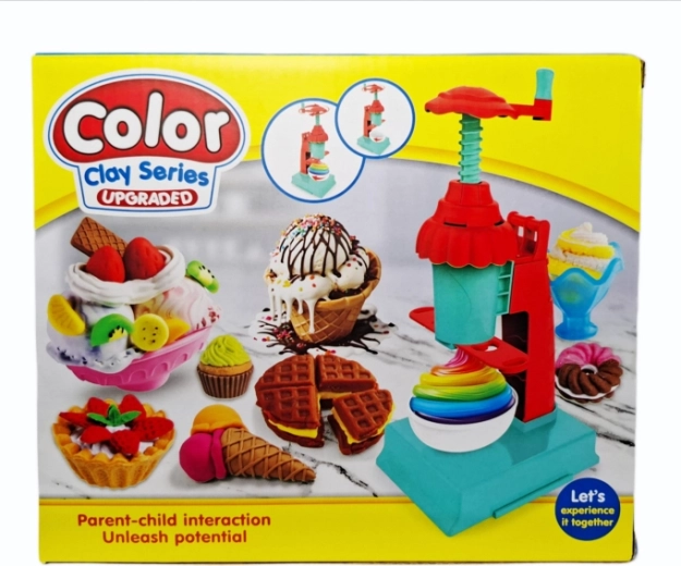 Set di pasta modellabile per creare dessert con pressa