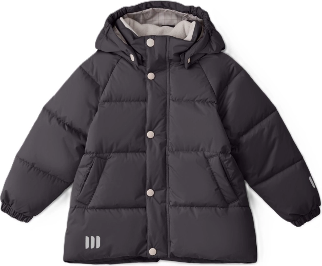 Giacca invernale trapuntata LEOKID Leni Carbon Grey – Taglia 122