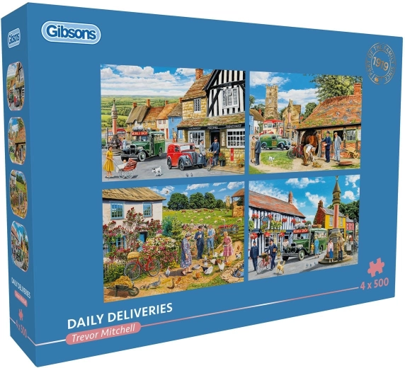 Puzzle Gibsons Consegne giornaliere 4×500 pezzi