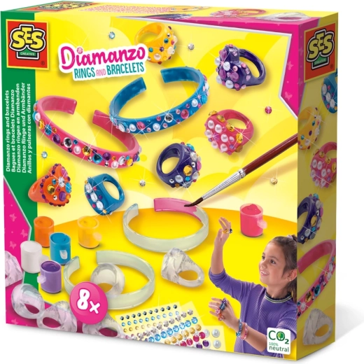 Set creativo SES Creative Diamanzo anelli e braccialetti