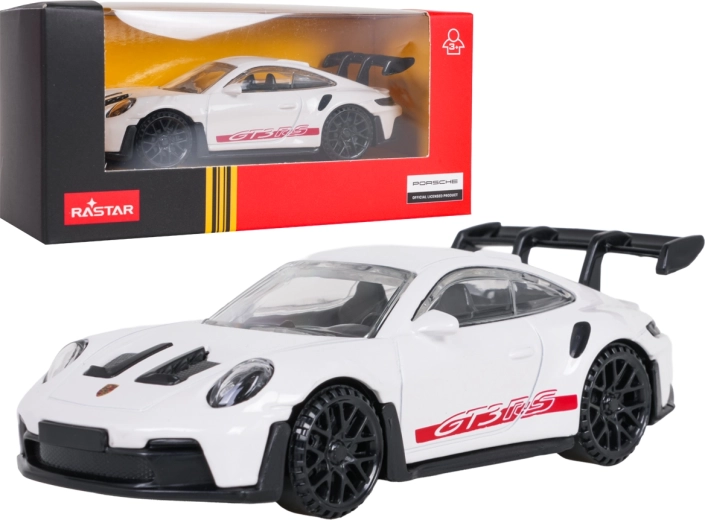 Modello in metallo Porsche 911 GT3 RS 1:43 bianco RASTAR