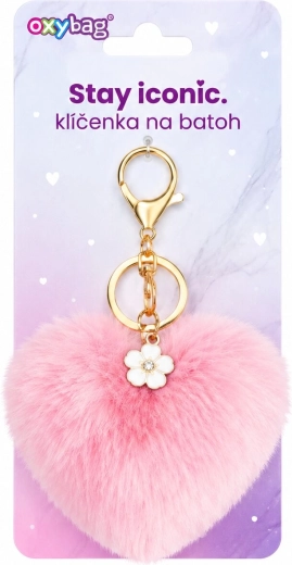 Portachiavi fashion Oxybag cuore rosa