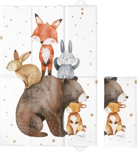 Ceba Baby fasciatoio da viaggio Basic Forest Friends 60 × 40 cm