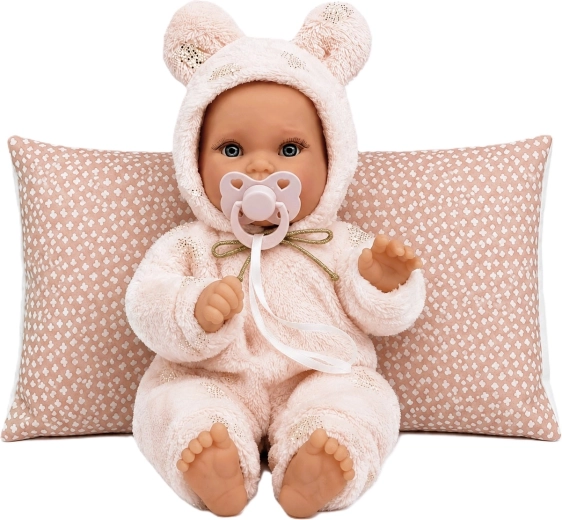 Confezione regalo e tenero outfit in peluche