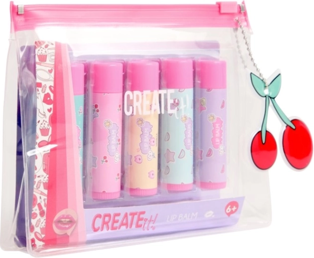 Pratico astuccio trasparente con zip