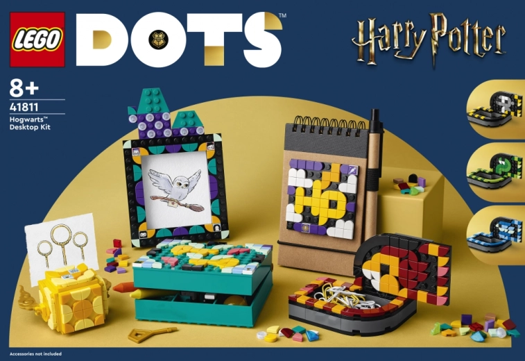 Lego dots accessori da scrivania – HARRY POTTER Hogwarts (41811)