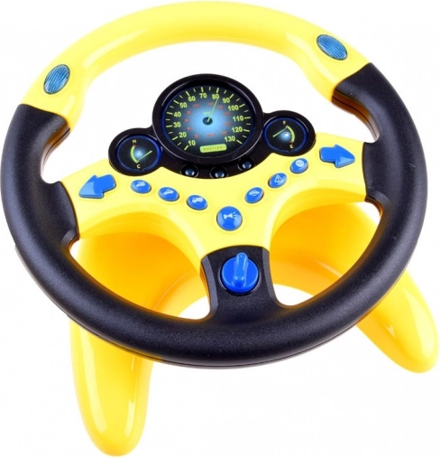 Volante interattivo per bambini con suoni e luci