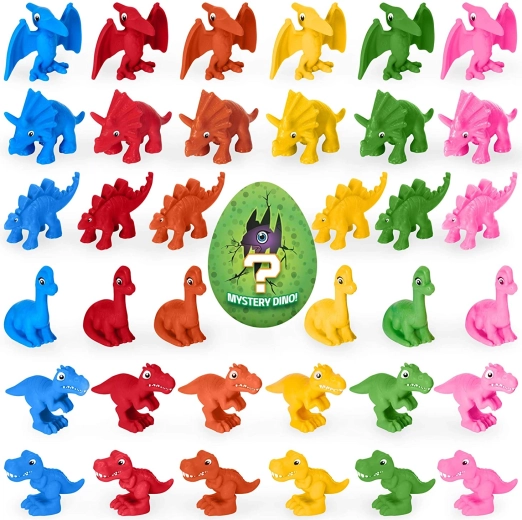 Uovo misterioso con mini dinosauro