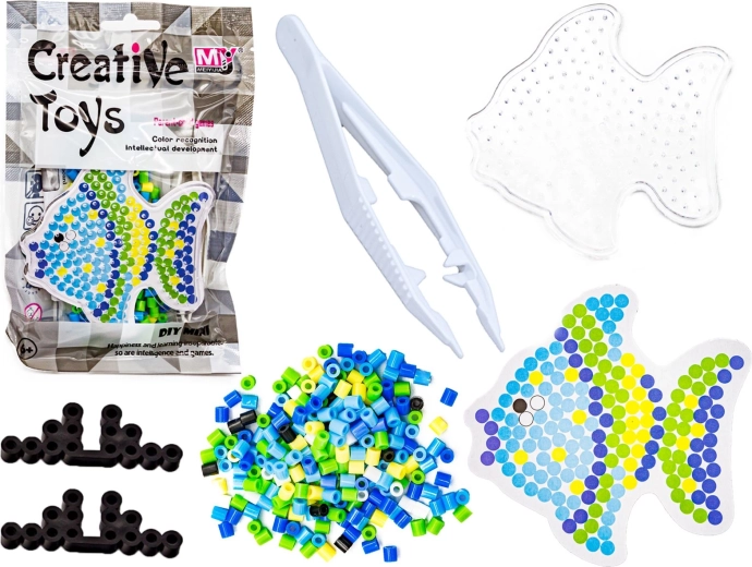 Perline da stirare – mini set con sagoma pesciolino