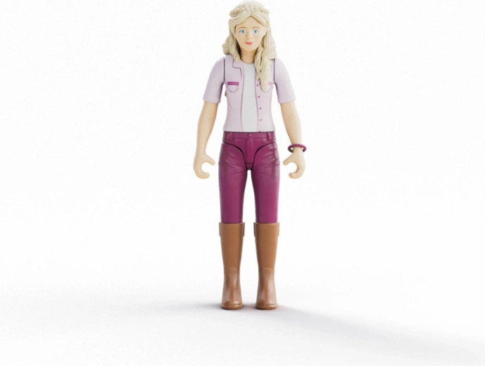 Figura della cavallerizza completamente snodabile