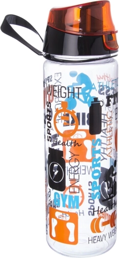 Borraccia sportiva fitness con chiusura 0,75 l