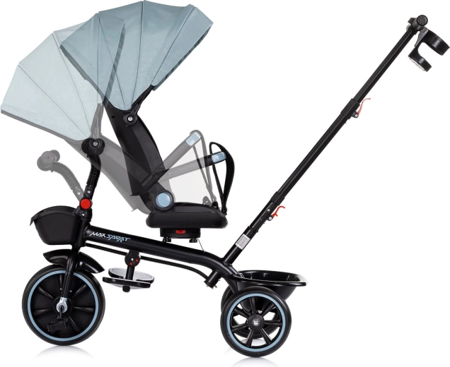 Cappottina con parasole e dotazione pratica