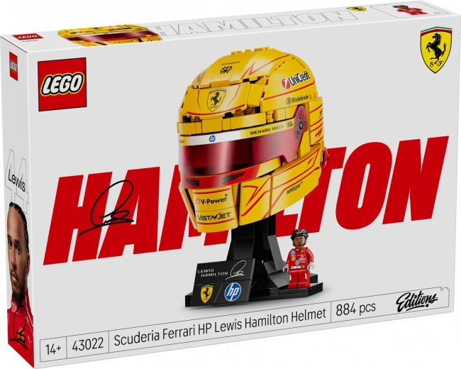 LEGO Editions casco di Lewis Hamilton Scuderia Ferrari HP