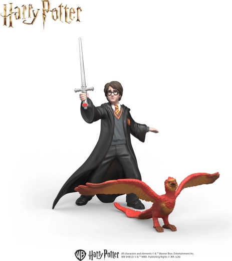 Harry Potter - Harry e Fawkes con la spada