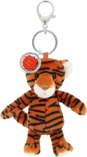 Portachiavi peluche Keeleco Tigre del Mondo magico 14 cm