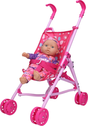Passeggino sportivo con bambola