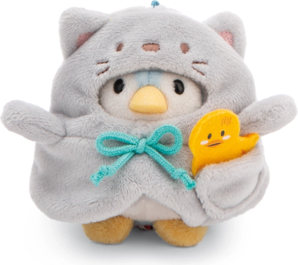 Nici MyMochi pinguino Waddle 8 cm in costume da gattino con paperella – set regalo