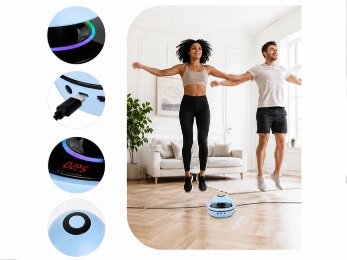 Musica via Bluetooth ed effetti luminosi per un allenamento più divertente