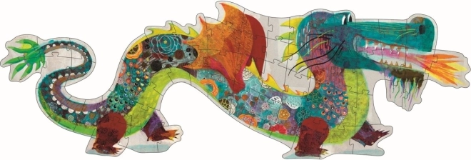 Djeco grande puzzle Drago 58 pezzi