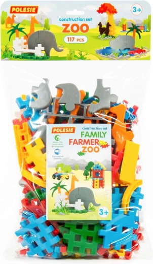Costruisci il tuo zoo con 117 pezzi