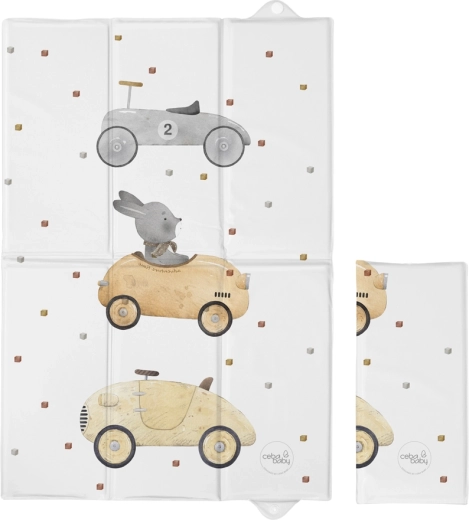 Ceba Baby fasciatoio da viaggio Basic Bunny Driver 60 × 40 cm