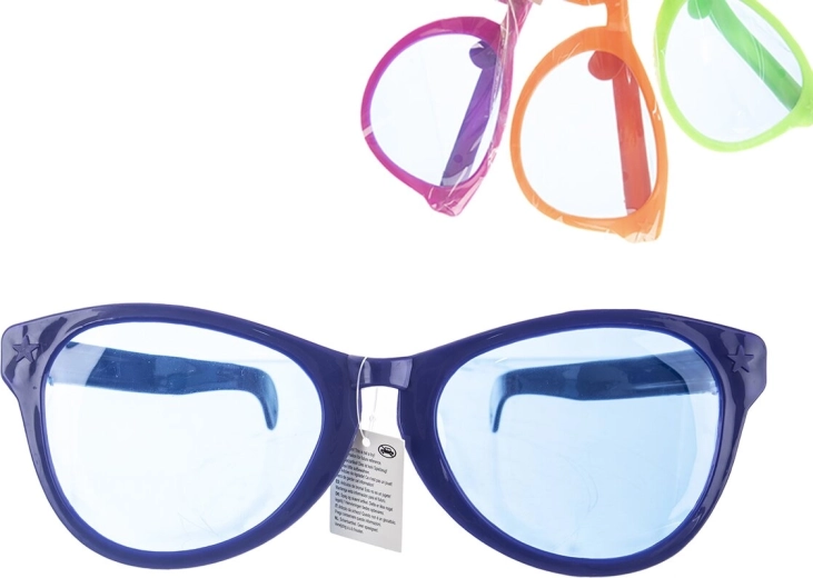 Mega occhiali da festa neon 25 cm (4 varianti)