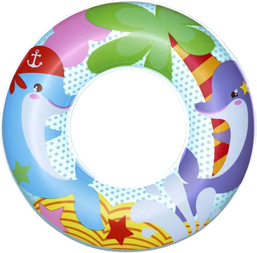 Anello da nuoto gonfiabile per bambini con delfini Bestway