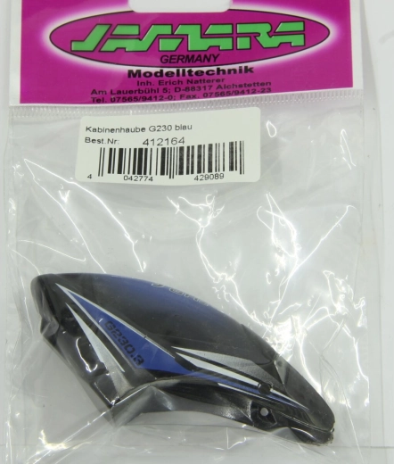 Canopy di ricambio (carrozzeria) per Jamara G230 blu - 1 pezzo