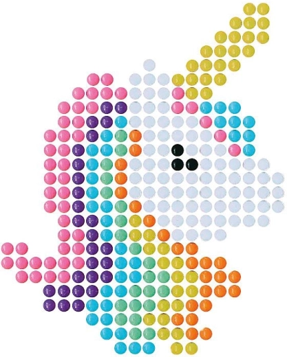 Unicorno magico di perline