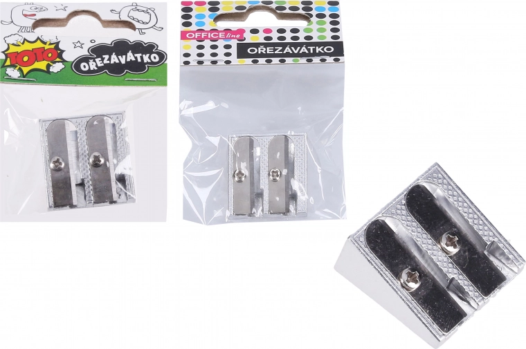 Temperamatite in metallo a due fori