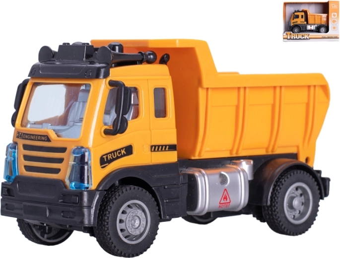 Camion ribaltabile da cantiere 13 cm con meccanismo a retrocarica