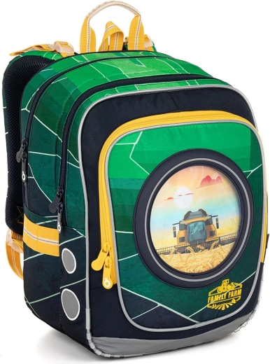Zaino scolastico leggero Topgal con macchine agricole