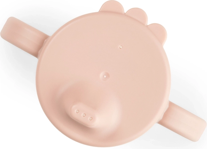 Done by Deer tazza educativa con beccuccio e due manici Tiny farm rosa