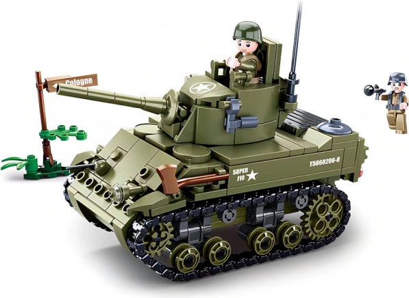 Sluban Army WW2 piccolo carro armato alleato – set di costruzione