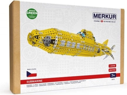 Set di costruzione Merkur sottomarino 658 pezzi