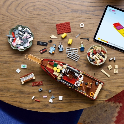 Costruzione per adulti con supporto LEGO Builder